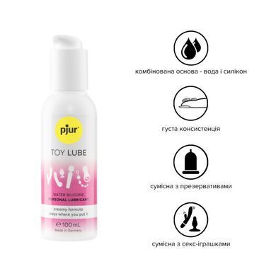 Крем-лубрикант для іграшок pjur Toy Lube (100 мл) на гібридній основі, не стікає