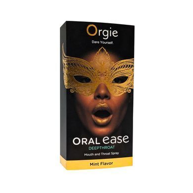 Спрей для глибокого мінету Orgie &ndash; Oral Ease Deepthroat (15 мл), м&rsquo;ятний, без анестетиків