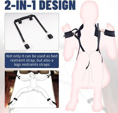 БДСМ-набір LOCKINK YEAHWOW Bed Restraint set