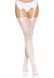 Чулки Leg Avenue Daisy Dot Fishnet Stockings One Size White