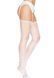 Чулки Leg Avenue Daisy Dot Fishnet Stockings One Size White
