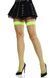 Чулки в крупную сетку Leg Avenue Fence Net Thigh Highs Neon Green, one size