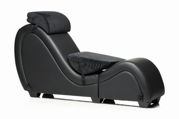 Секс-кресло с подушками Master Series Kinky Sex Lounge with Cushions - Black