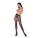 Колготки с открытым доступом, контрастная линия Passion TIOPEN 010 5 (20 den), black