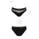 Трусики с прозрачной вставкой Passion PS006 PANTIES L, black