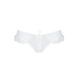 Трусики в горошек, с рюшами и шнуровкой Passion FATIN THONG S/M, white