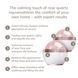 Кульковий масажер з рожевим кварцом GESKE SmartAppGuided Rose Quartz Depuffing Sphere 7in1 starlight