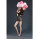 Мини-платье Moonlight Model 07 XS-L Black, глубокое декольте, открытая спинка