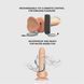 Фалоімітатор з вібрацією і ротацією Strap-On-Me Rotating & Vibrating Realistic Dildo - L - Vanilla