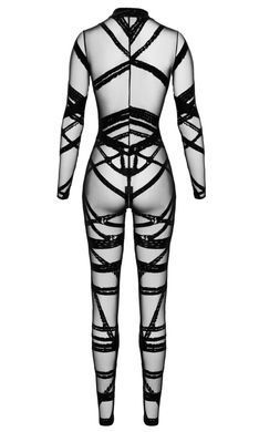 Комбінезон Noir Handmade F357 Bondesque Catsuit L
