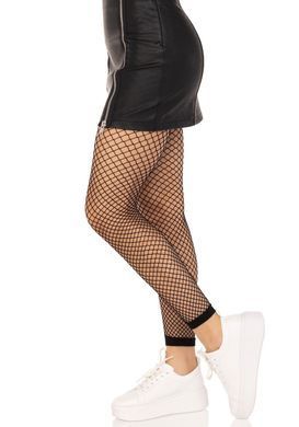 Колготки без стопы Leg Avenue Industrial Net footless tights, One Size, черные, в сетку