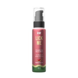 Гель для оральних пестощів із зігрівальним ефектом INTT Lick Me Kissable Gel Watermelon 50 мл, без цукру
