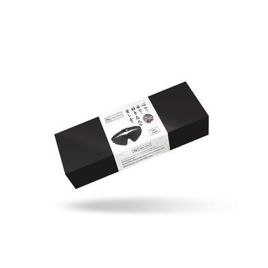 Маска на очі Liebe Seele Black Organosilicon Blindfold, екошкіра