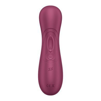 Вакуумный клиторальный стимулятор Satisfyer Pro 2 Generation 3 with Liquid Air Connect App Wine Red