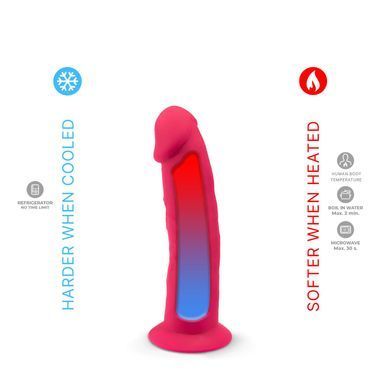 Фаллоимитатор SilexD Robby Pink (MODEL 2 size 6in), двухслойный, силикон+Silexpan, диаметр 3,5см