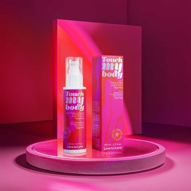 Массажный гель и смазка 2в1 Love To Love TOUCH MY BODY Ylang-Ylang (100 мл) увлажняющий