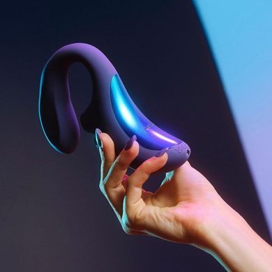 Клиторально-вагинальный звуковой стимулятор LELO Enigma WAVE Cyber Purple, 3 типа стимуляции