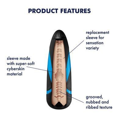 Запасной рукав-вставка для мастурбатора Satisfyer Men TRI DELIGHTS