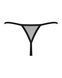 Трусики-стринги Obsessive Novenes crotchless thong, XS/S, сетка, стрепы, украшение со стразами