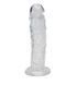Прозорий фалоімітатор Alive Jelly Dildo Empire, ТПЕ, присоска, діаметр 4,3см, довжина 19,3см