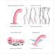 Насадка для страпона с двойной точечной пульсацией Strap-On-Me TAPPING DILDO WAVE &ndash; CORAL PINK, М