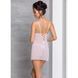 Сорочка с вырезами на груди, стринги Passion LOVELIA CHEMISE XXL/XXXL, white