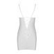 Сорочка с вырезами на груди, стринги Passion LOVELIA CHEMISE XXL/XXXL, white