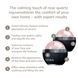 Кульковий масажер з рожевим кварцом GESKE SmartAppGuided Rose Quartz Depuffing Sphere 7in1 black