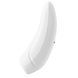 Вакуумный клиторальный стимулятор Satisfyer Curvy 1+ White с управлением через интернет