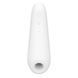 Вакуумный клиторальный стимулятор Satisfyer Curvy 1+ White с управлением через интернет