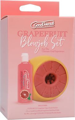 Набор для минета Doc Johnson GoodHead Grapefruit Blowjob Set - Yellow