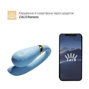 Смартвибратор для пар Zalo &mdash; Fanfan Royal Blue