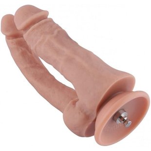 Подвійний фалоімітатор Hismith 9.8" Double Penetrator Silicone Dildo