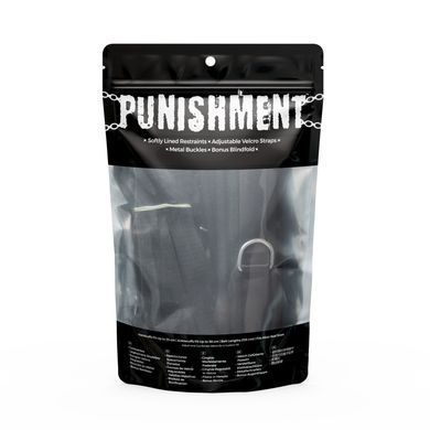 Растяжка на кровать Punishment - 5-Piece Bed Restraint Kit &ndash; Black
