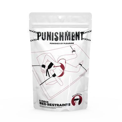 Растяжка на кровать Punishment - 5-Piece Bed Restraint Kit &ndash; Black