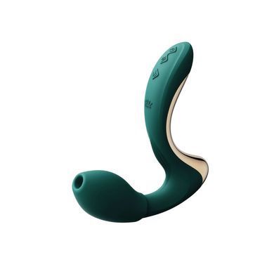 Вибратор-пульсатор с вакуумной насадкой Zalo &ndash; Talis G-Spot PulseWave Vibrator Turquoise Green