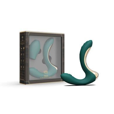 Вибратор-пульсатор с вакуумной насадкой Zalo &ndash; Talis G-Spot PulseWave Vibrator Turquoise Green