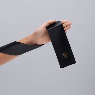 Сатиновая повязка на глаза YESforLOV BLACK SATIN BLINDFOLD