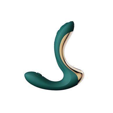 Вибратор-пульсатор с вакуумной насадкой Zalo &ndash; Talis G-Spot PulseWave Vibrator Turquoise Green