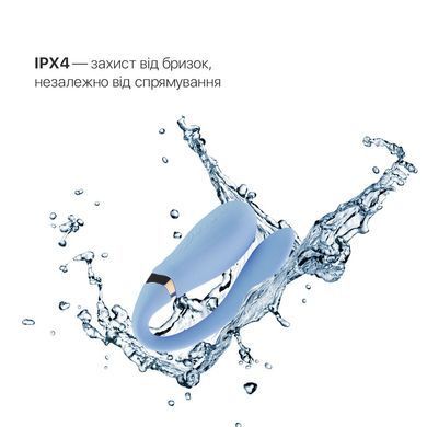 Смартвибратор для пар Zalo &mdash; Fanfan Royal Blue