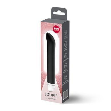 Вибратор для точки G Fun Factory JOUPIE Black, диаметр 2,5 см, на батарейках