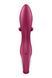 Вібратор-кролик із потрійним відростком Satisfyer Embrace me Berry, 2 мотори, діаметр 3,6 см