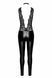 Комбинезон Noir Handmade F298 Libido, L, под латекс, кружевной верх, чокер, съемные бусы, доступ