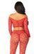 Комплект Leg Avenue Off The Shoulder Top and Footless Tights One Size, Red