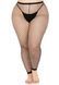 Колготки без стопы Leg Avenue Industrial Net footless tights, 1X/2X, черные, в сетку