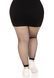 Колготки без стопы Leg Avenue Industrial Net footless tights, 1X/2X, черные, в сетку