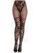 Колготки Leg Avenue Dahlia Lace Tights with Net Thigh Detail One Size