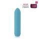 Минивибратор Je Joue - Classic Bullet Vibrator Teal с глубокой вибрацией и фиксацией на палец + подарок косметичка