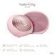 Електронна ультразвукова термощітка для обличчя GESKE Sonic Thermo Facial Brush 5в1 by Hello Kitty pink