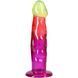 Фалоімітатор Doc Johnson Crystal Jellies - 7.5 Inch Classic Dong - Rainbow